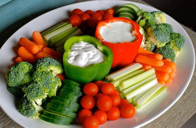 Vegetales de dieta